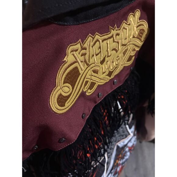 NWT SZ S - Watson Lonestar Rebels Fringe Jacket - Picture 3 of 4